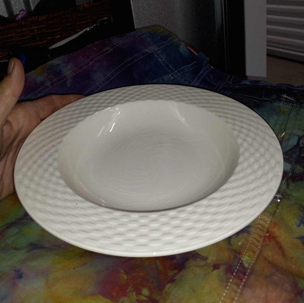Vintage New Pagnossin Basket Weave Bowl